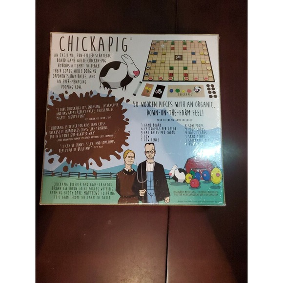 Chickapig Strategic Board Game Family Friendly Game For 2 or 4 Players with ... - Picture 2 of 3
